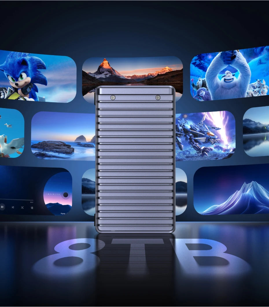 40Gbps USB4 NVMe SSD Enclosure for Thunderbolt and High-Speed Data - 10