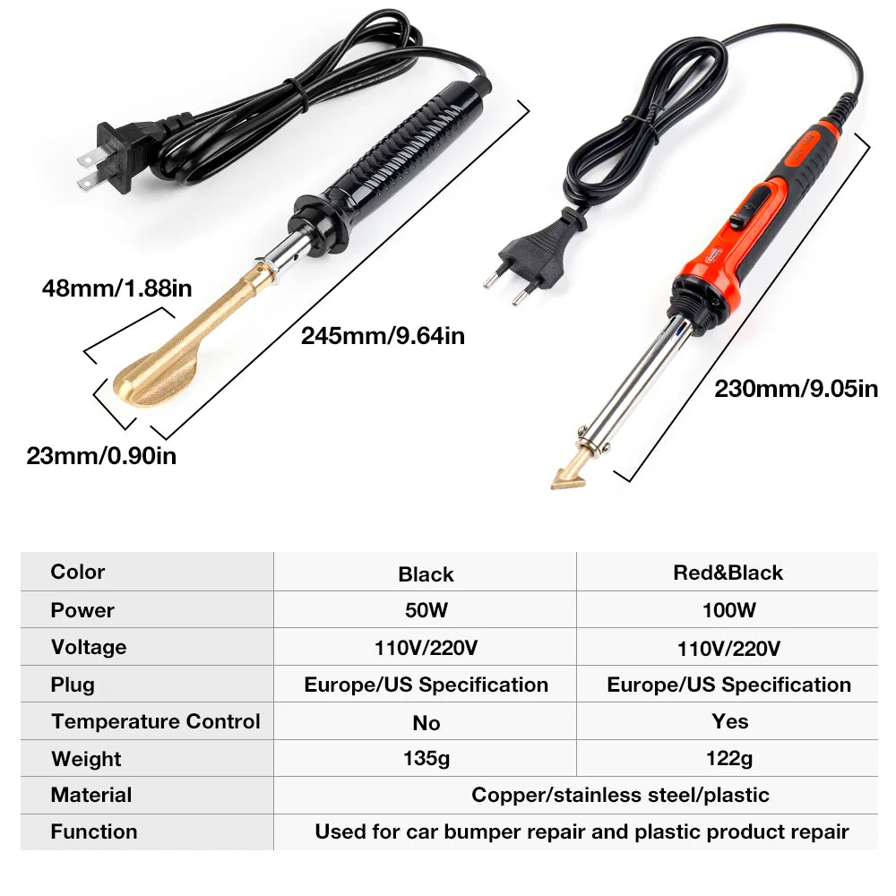 Electric Plastic Welding Iron for Car Bumper Repair - 8