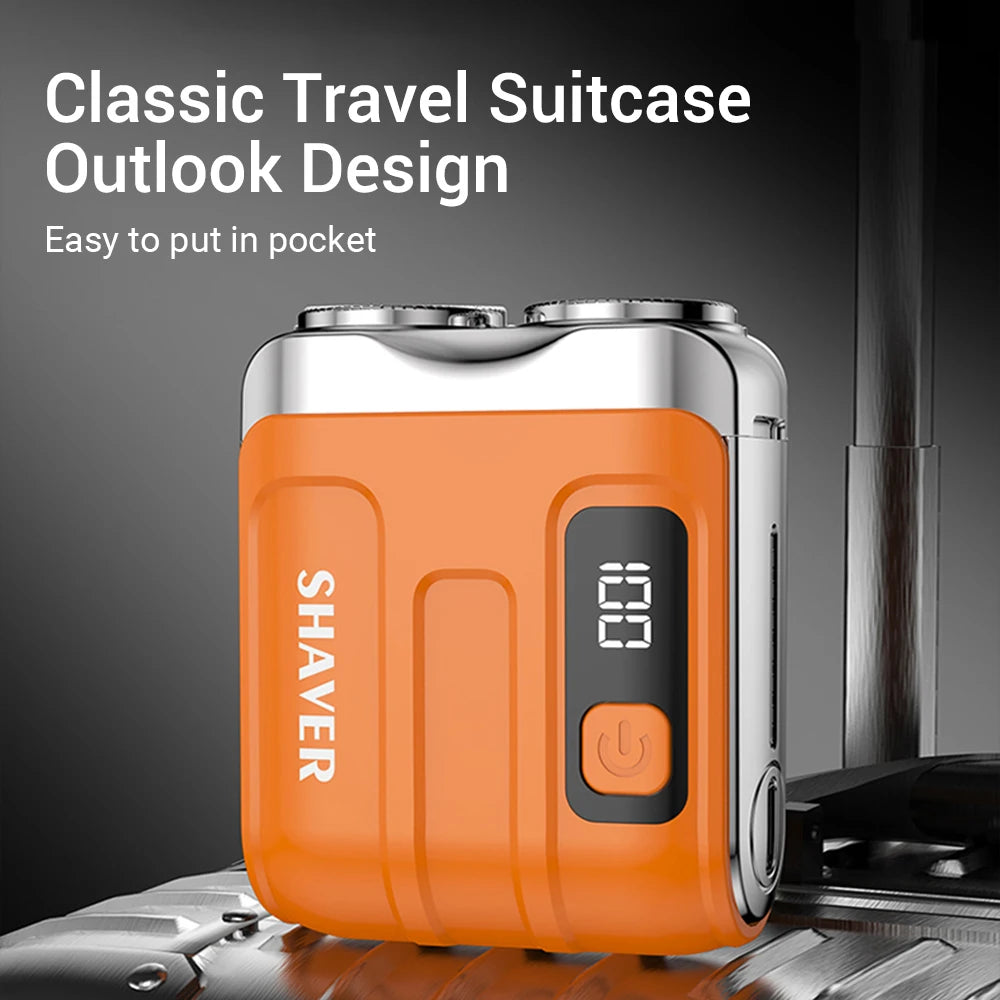 Portable Electric Shaver for Travel and Daily Grooming