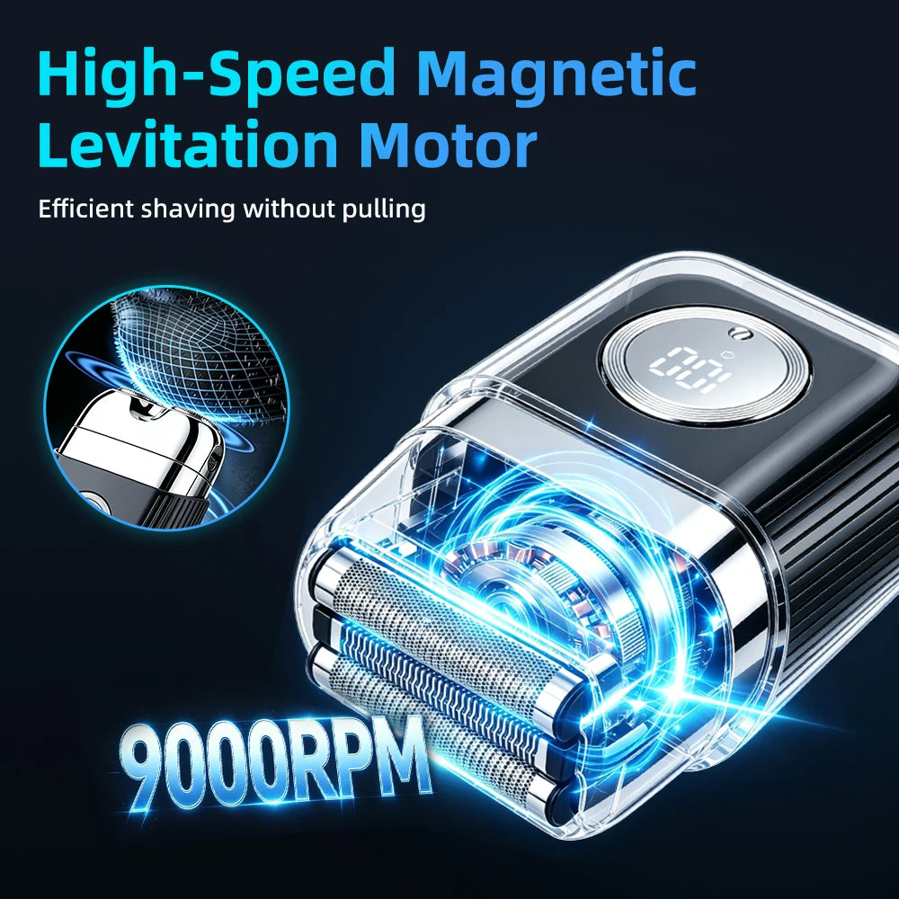 Portable Electric Foil Shaver for Men Wet and Dry Use