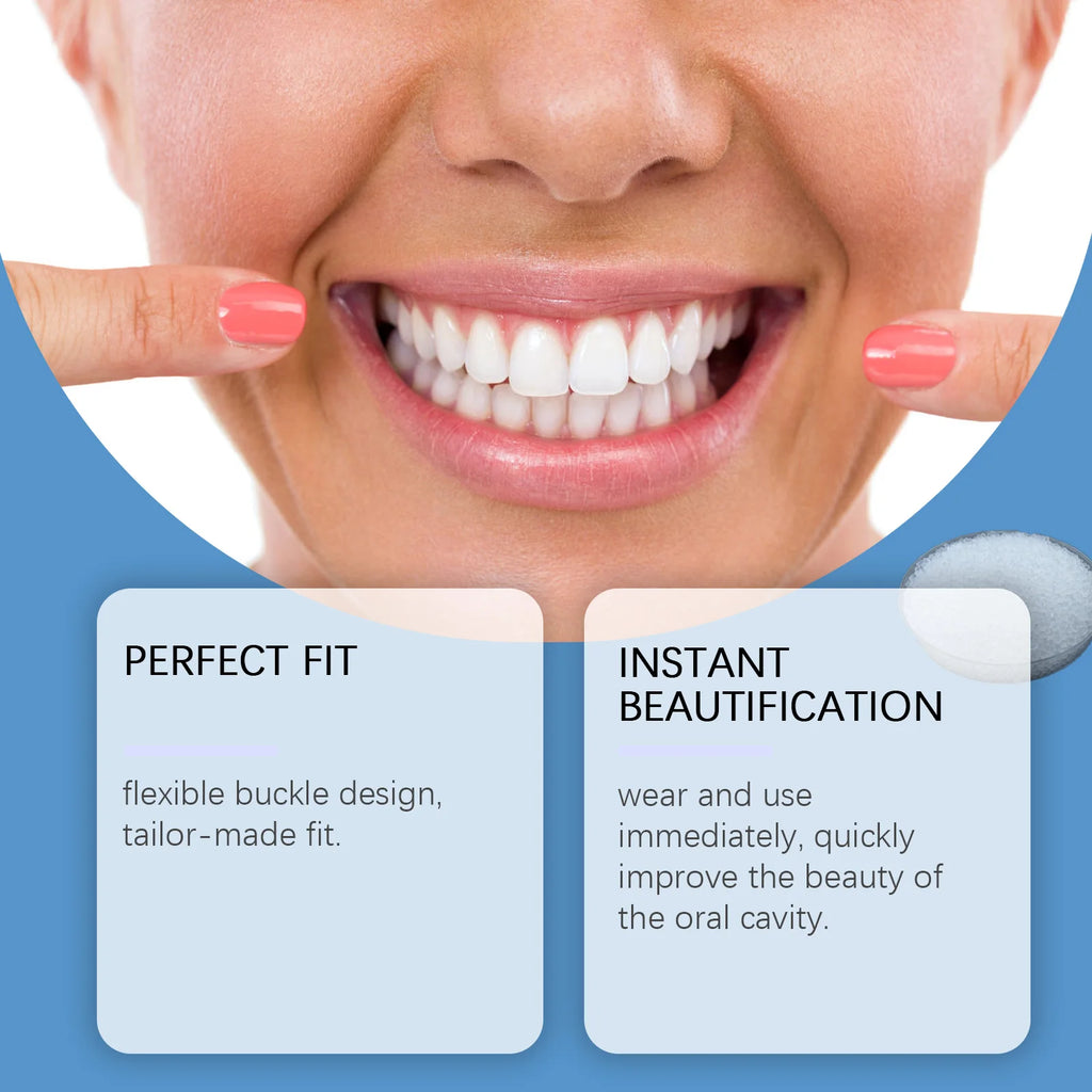 Adjustable Snap-On Dentures for Missing Teeth and Smile Correction