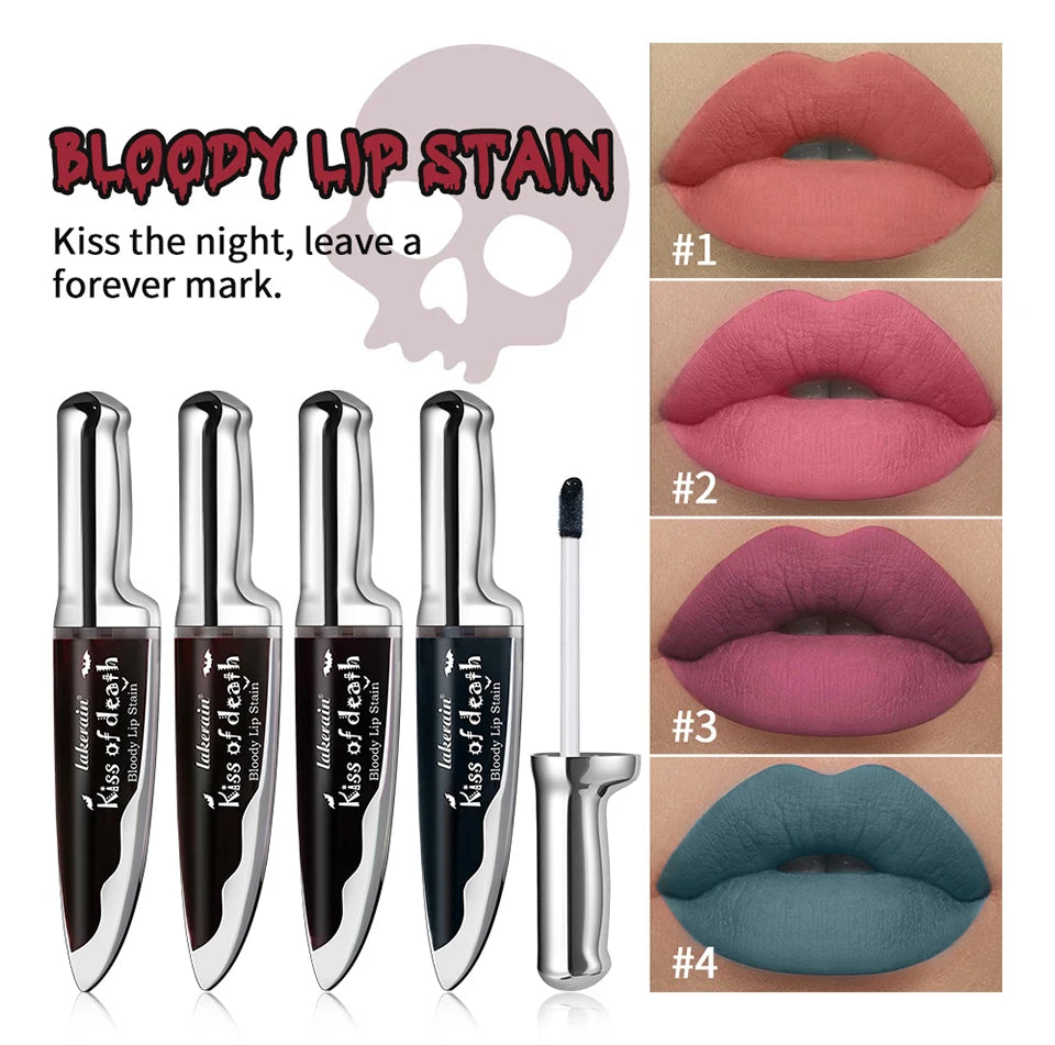 Waterproof Bloody Matte Lip Stain for Halloween