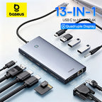 13-in-1 USB-C Hub with 4K Quadruple Display and 100W PD Charging