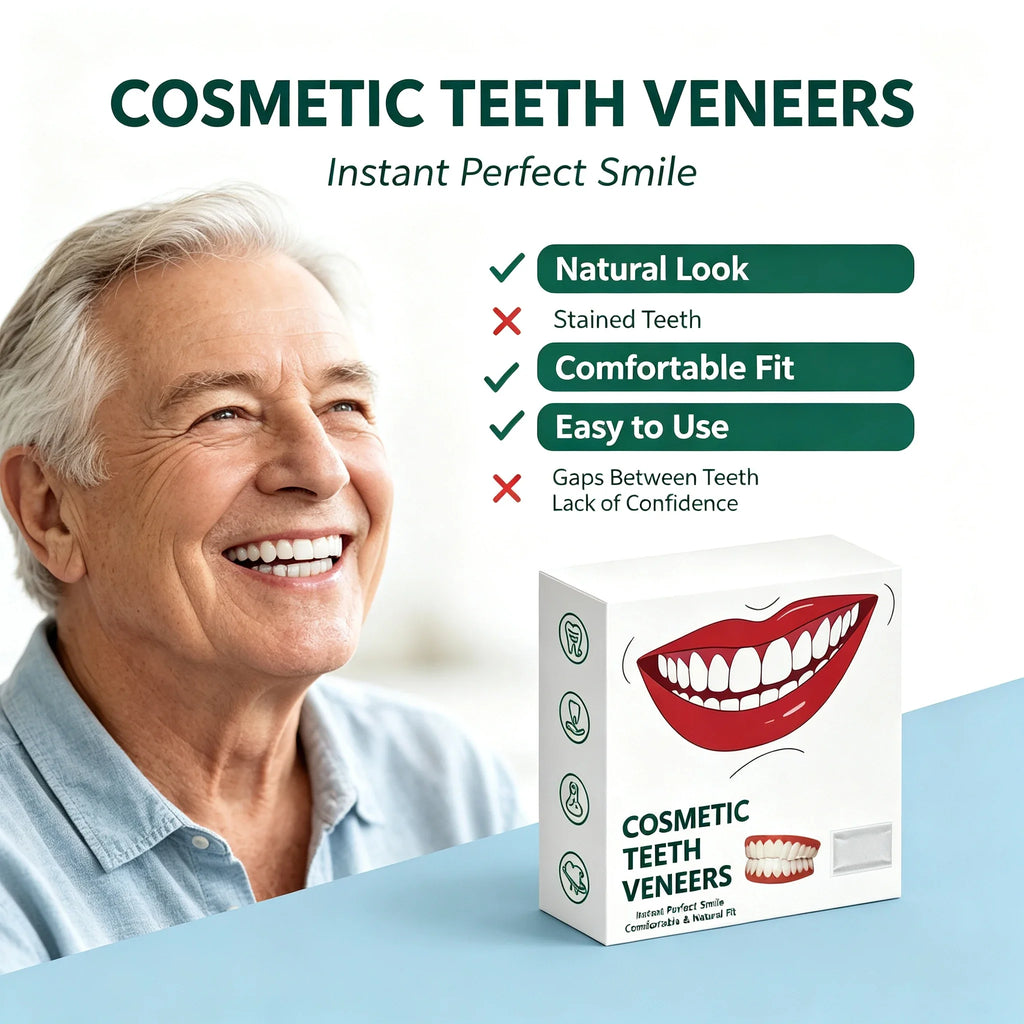 Comfortable Silicone Denture Set for Daily Oral Care