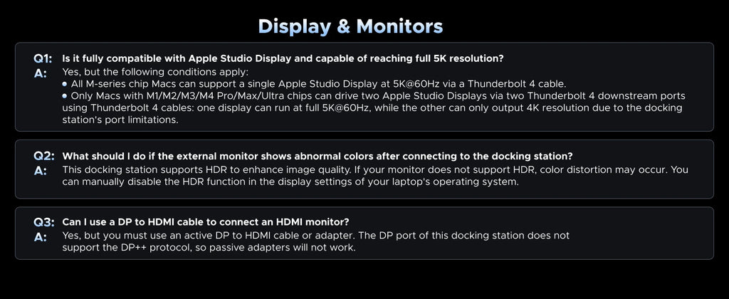 13-in-1 Thunderbolt 4 Docking Station 40Gbps 8K Dual Display Hub