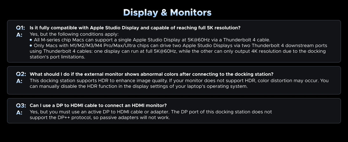 13-in-1 Thunderbolt 4 Docking Station 40Gbps 8K Dual Display Hub
