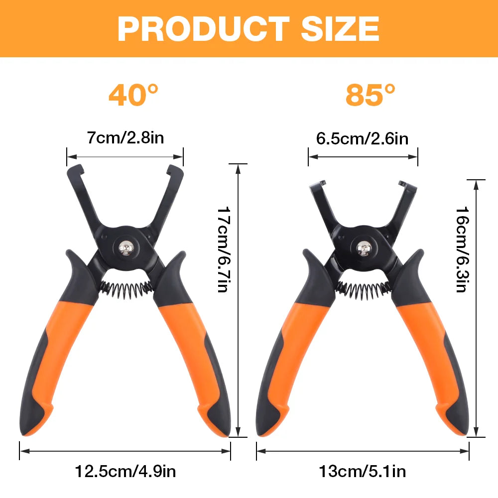 Automotive Push Pin and Plastic Anchor Removal Pliers Set