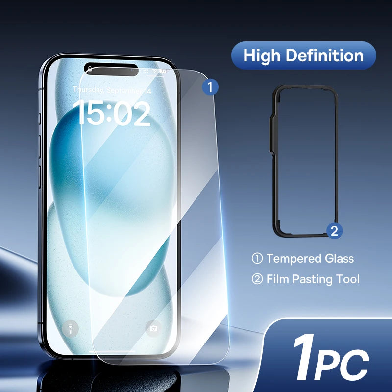 Tempered Glass Screen Protector with Easy-Installation Tool - 25