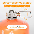 Portable Outdoor Camping Gas Canister Refill Adapter