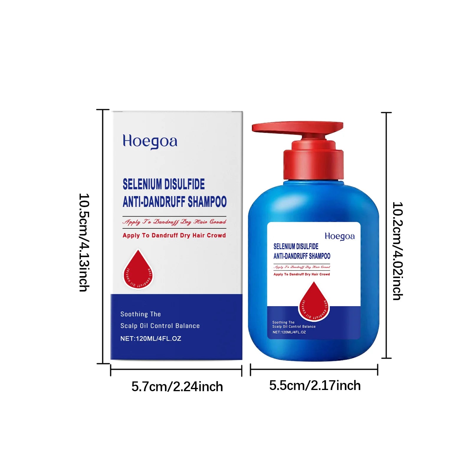 Selenium Disulfide Anti-Dandruff Scalp Treatment Shampoo - 10