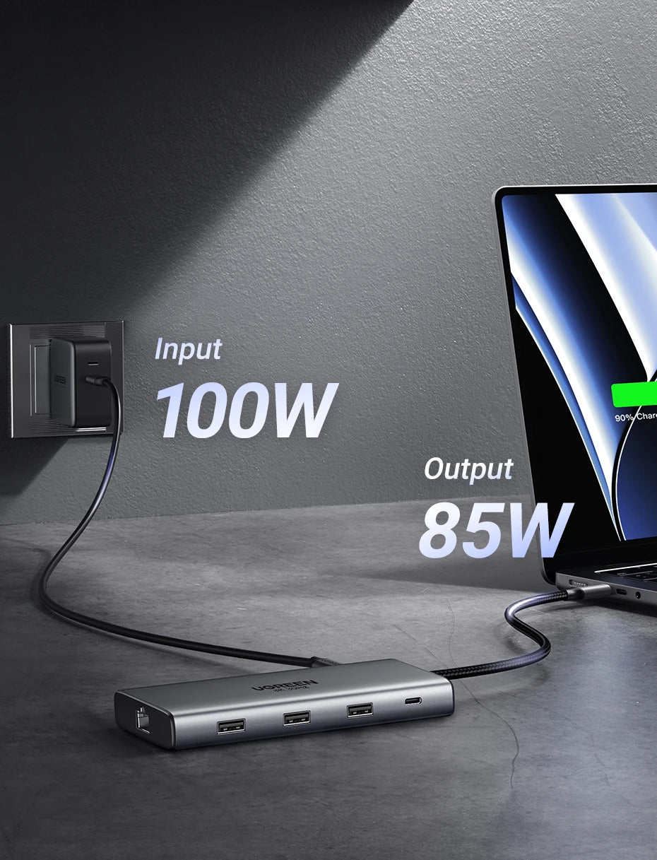 10-in-1 Dual HDMI USB-C Docking Station with 100W PD and 8K Support - 15