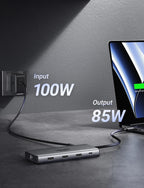 10-in-1 Dual HDMI USB-C Docking Station with 100W PD and 8K Support