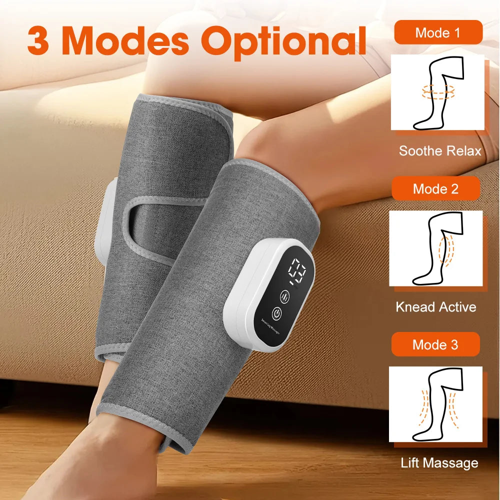 Wireless Air Compression Calf Massager for Leg Pain Relief