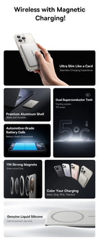 Magnetic Wireless Power Bank for iPhone 12-17 Series