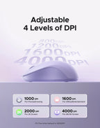 Dual-Mode Bluetooth and 2.4G Wireless Ergonomic Mouse