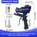 Portable Pneumatic Gravity Sandblasting Gun for Rust Removal