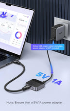 4K 60Hz HDMI and USB-C 2-in-1 Switcher for Dual Device Setup