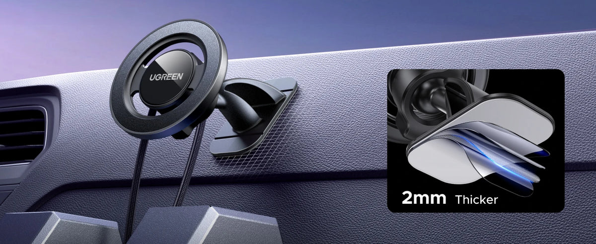Magnetic Car Phone Mount for Dashboard and Air Vent