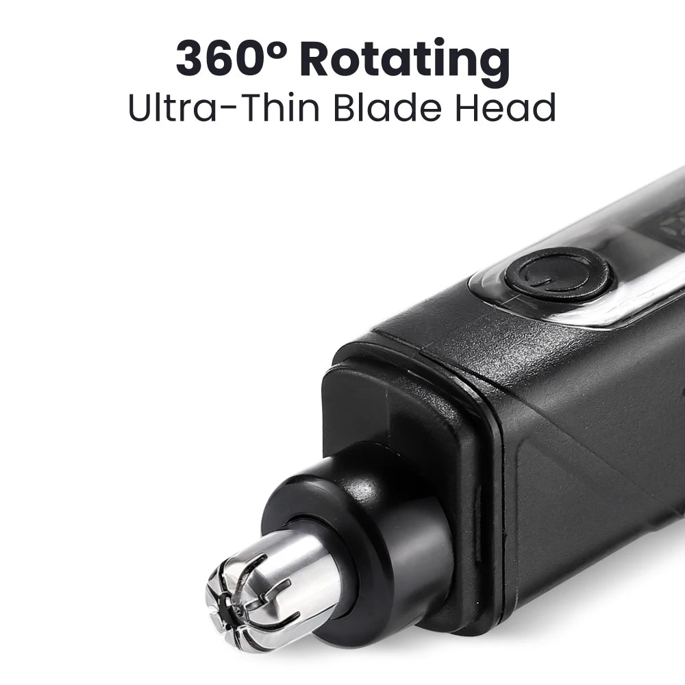 Rechargeable Electric Nose and Ear Hair Trimmer - 3