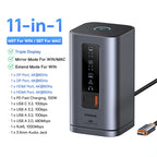 12-in-1 USB-C Docking Station with Dual 4K HDMI and 100W Power Delivery