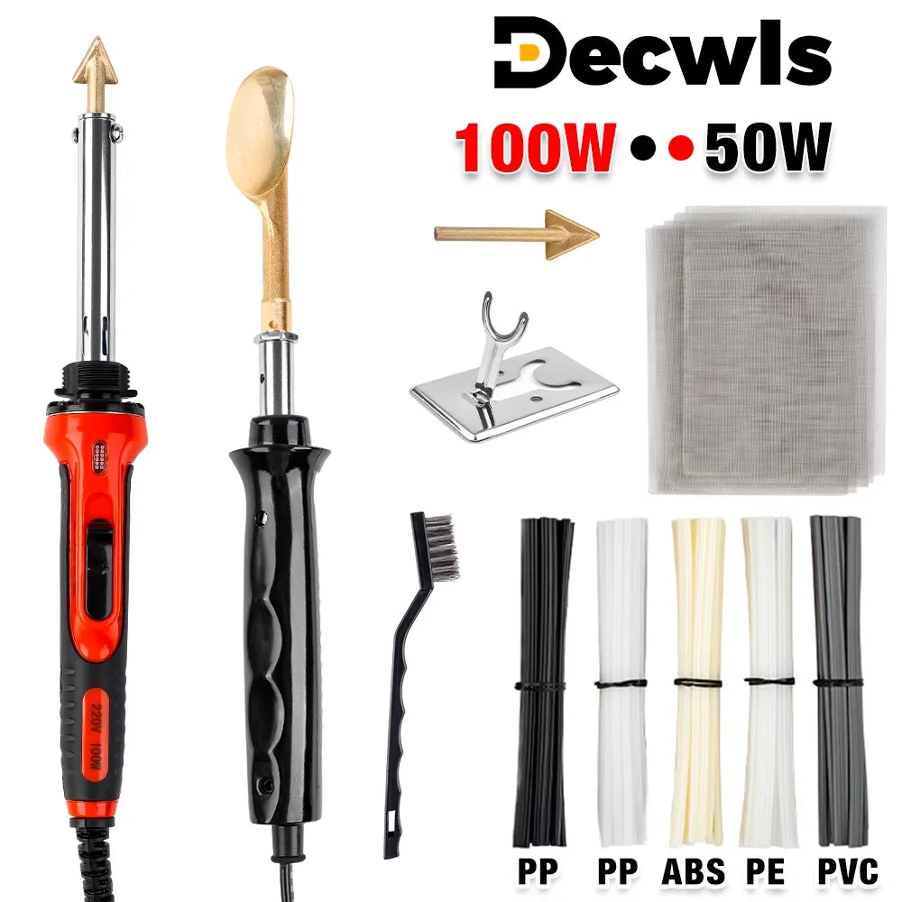 Plastic Repair Welding Iron Tool for Car Bumpers and Leather - 1