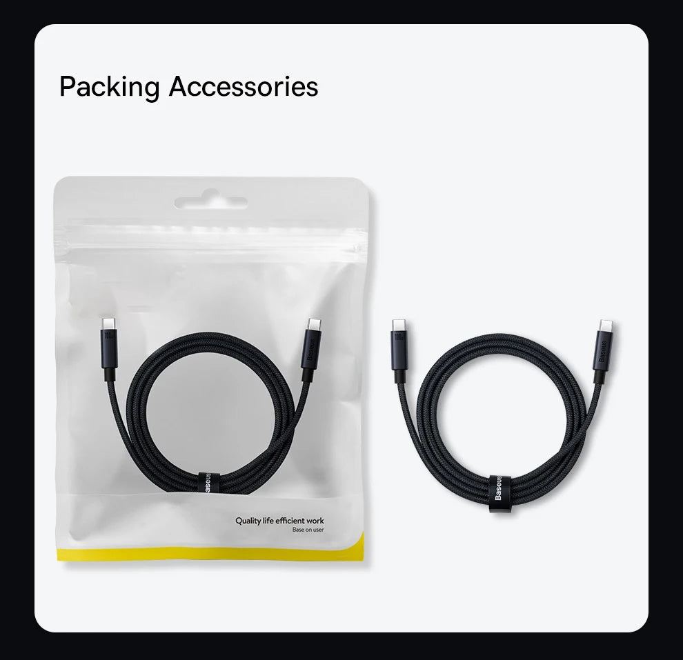 100W USB-C to USB-C Fast Charging Data Cable - 26