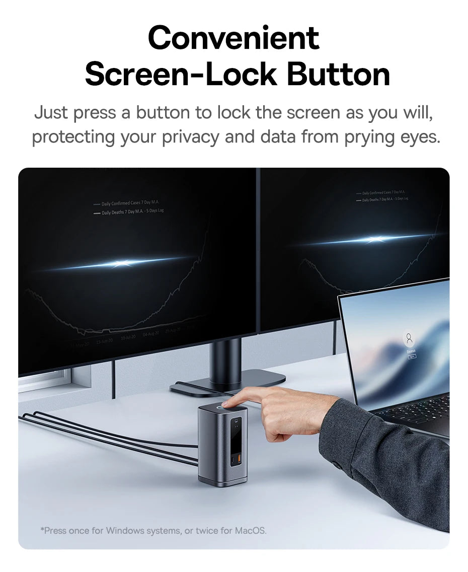 11-in-1 USB-C Triple Display Docking Station 4K 60Hz