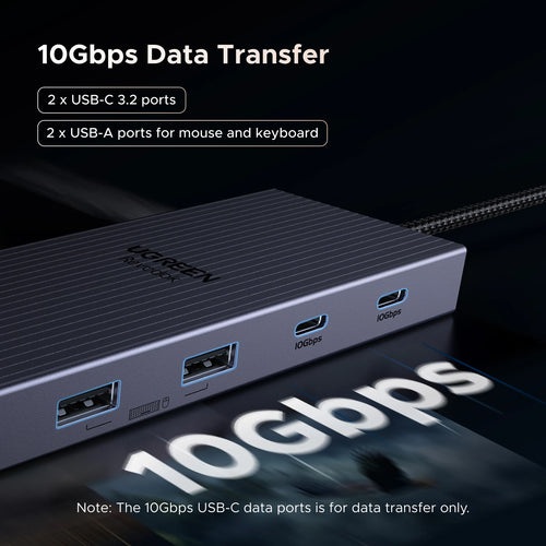 12-in-1 USB-C Triple Display Docking Station 4K 120Hz