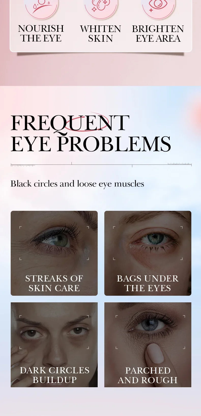 Anti-Wrinkle Retinol Eye Cream for Dark Circles and Puffiness