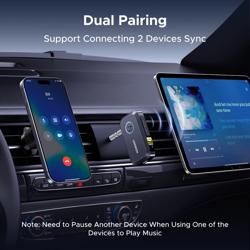 Wireless Bluetooth 5.3 Audio Receiver with Hi-Res LDAC for Speakers