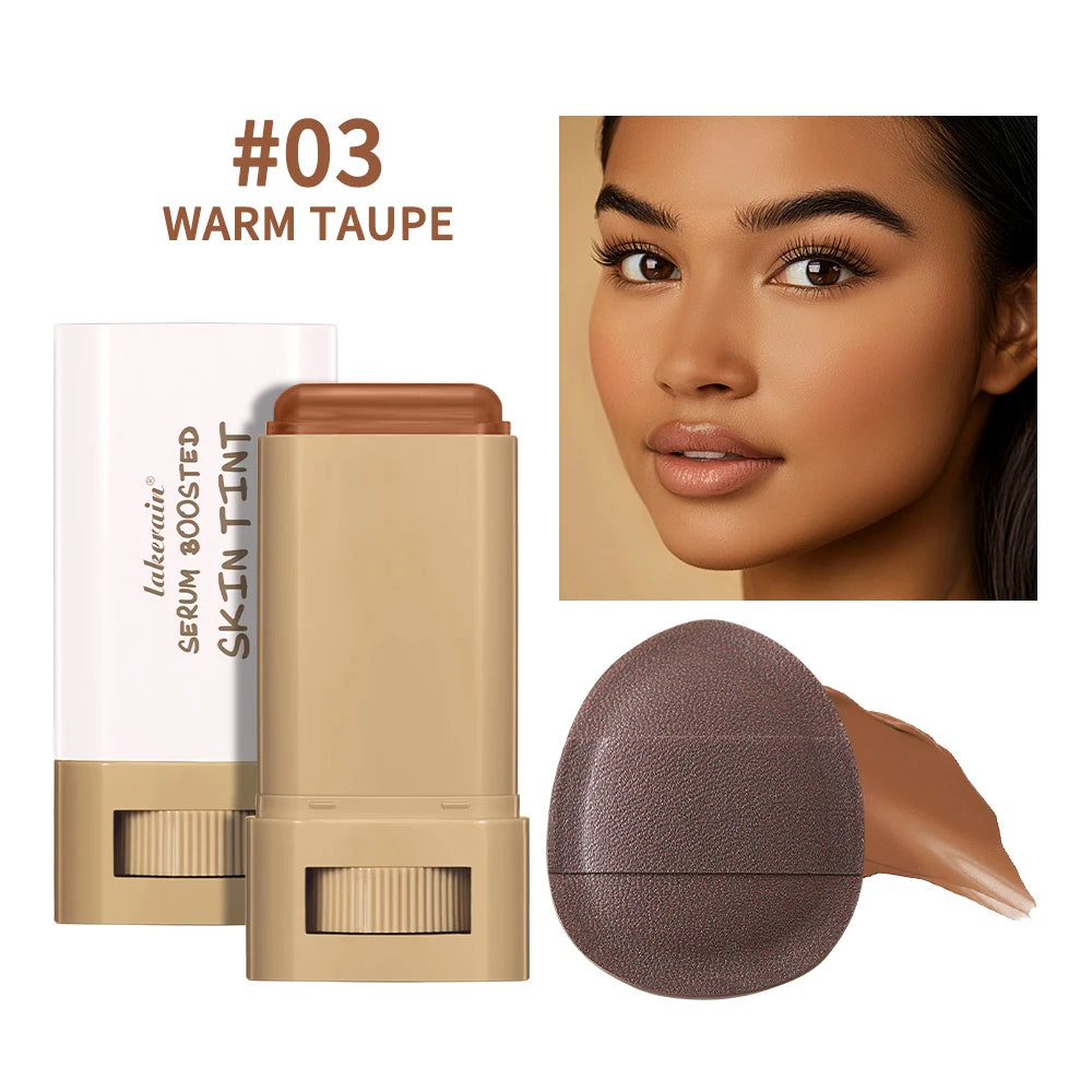 Serum-Boosted Skin Tint Foundation Stick for Natural Coverage
