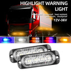 4 LED Side Marker Indicator Light for Cars Trucks Trailers 12V 24V