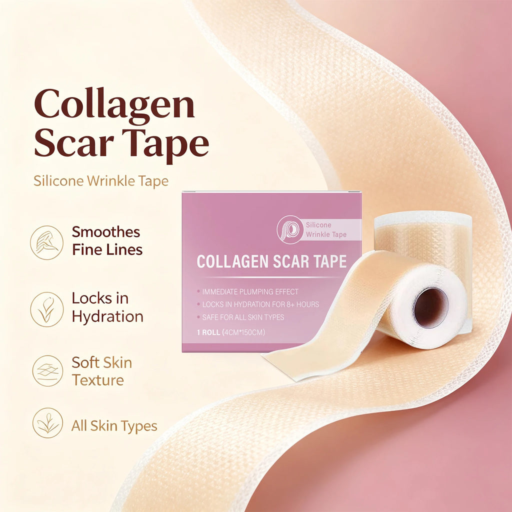 Silicone Collagen Scar and Wrinkle Tape for Smooth Skin