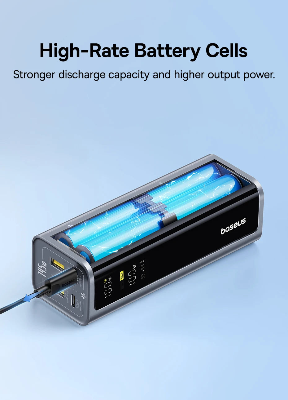 145W Fast Charging Portable Power Bank 20800mAh