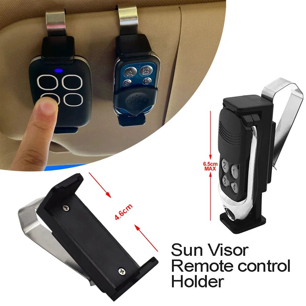 Adjustable Garage Door Remote Sun Visor Clip Holder