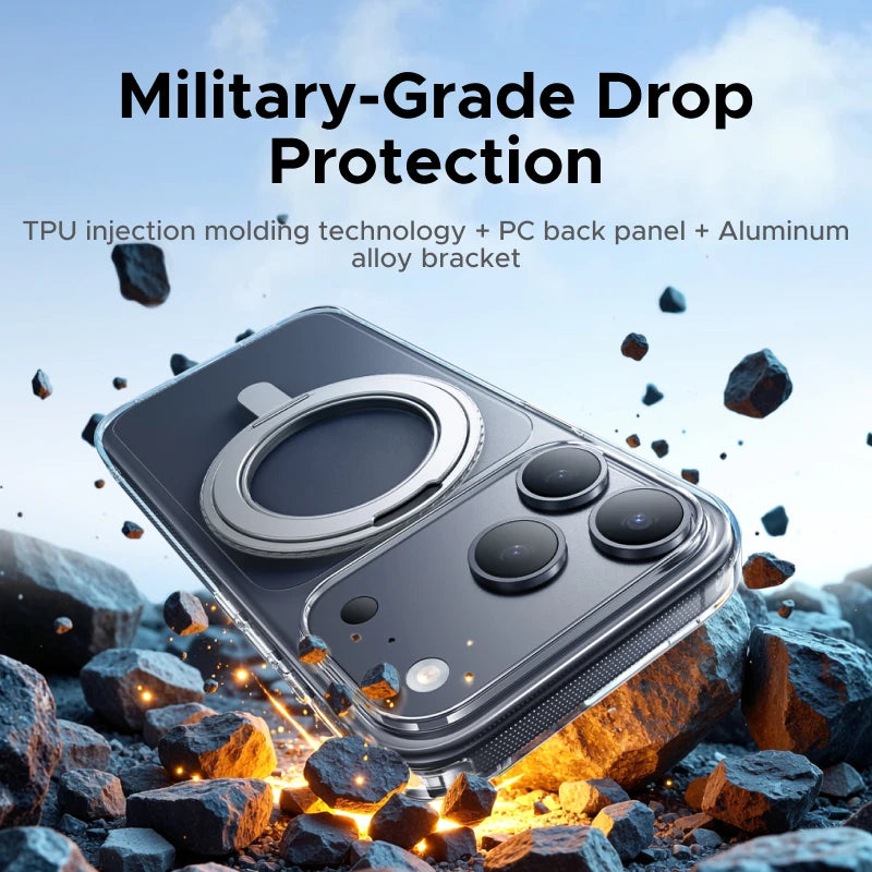 Magnetic Kickstand Phone Case for iPhone 17 Pro and Pro Max - 4