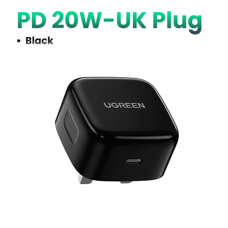 20W USB-C PD Fast Wall Charger for Smartphones