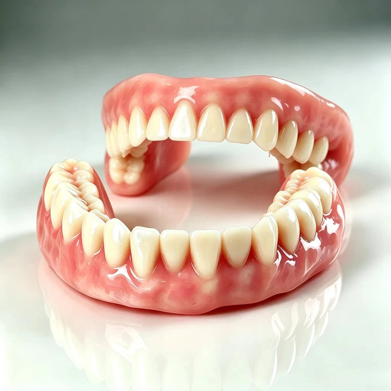 Instant Smile Cosmetic Denture Kit for Upper and Lower Teeth