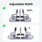 Adjustable Dual Slot Vertical Laptop Stand