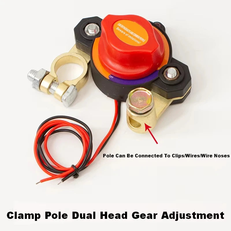 12V-24V Battery Master Disconnect Kill Switch for Vehicles