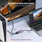 HDMI Video Capture Card with 4K Loop-out for Live Streaming