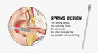 Stainless Steel Ear Wax Removal Cleaning Tool Kit with Storage Case