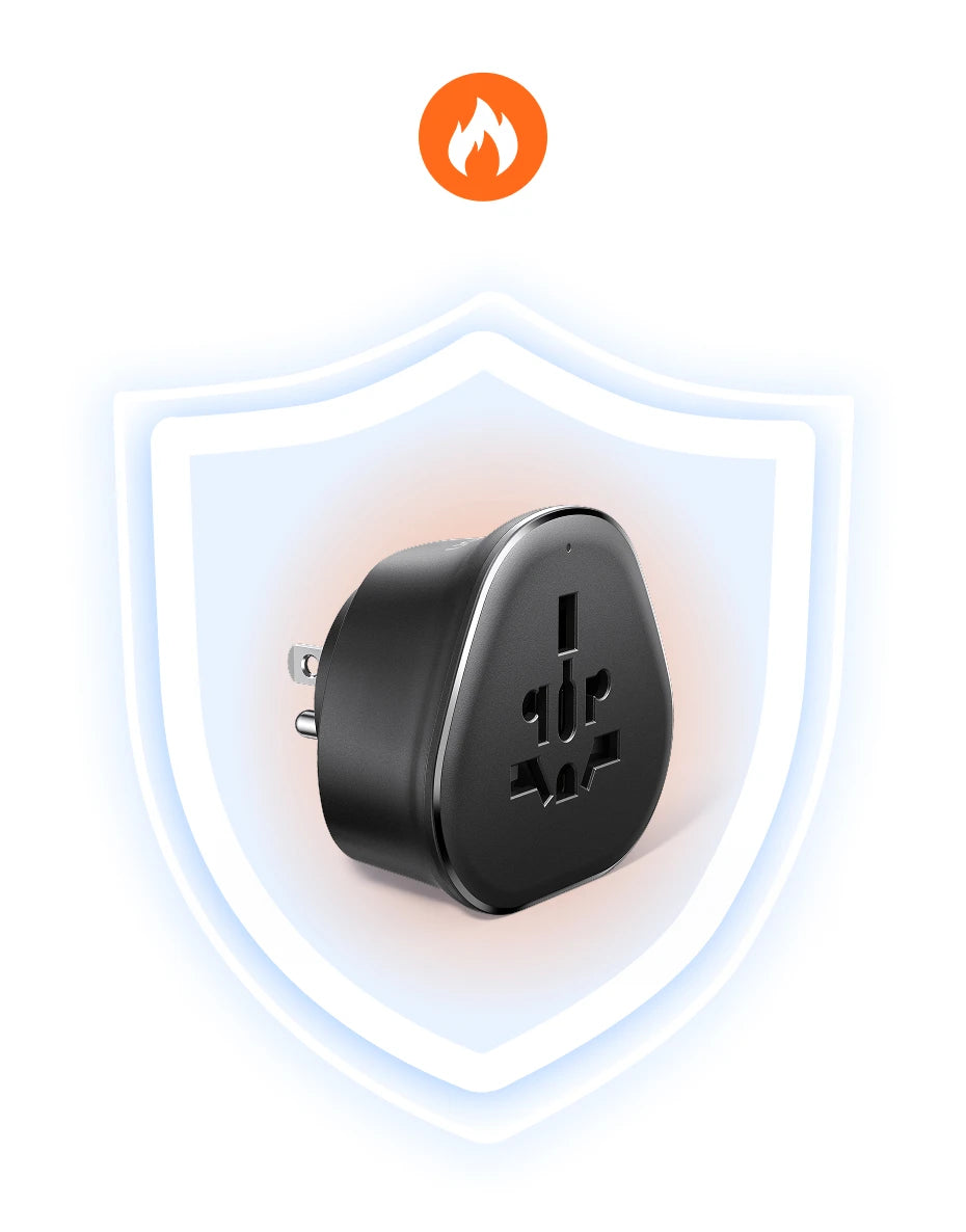 Universal International Travel Power Adapter for Worldwide Use