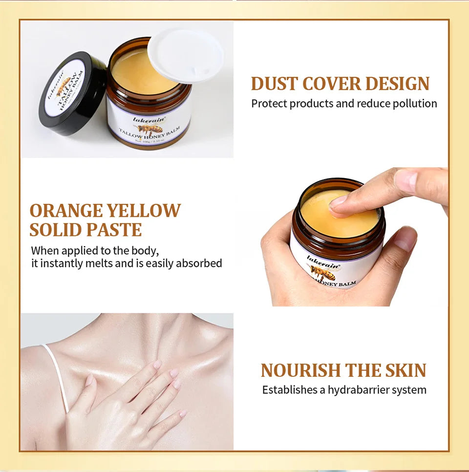 Whipped Beef Tallow and Honey Moisturizing Face and Body Balm - 10