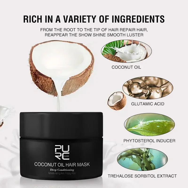 Keratin Collagen Deep Repair Hair Mask for Frizzy Damaged Hair