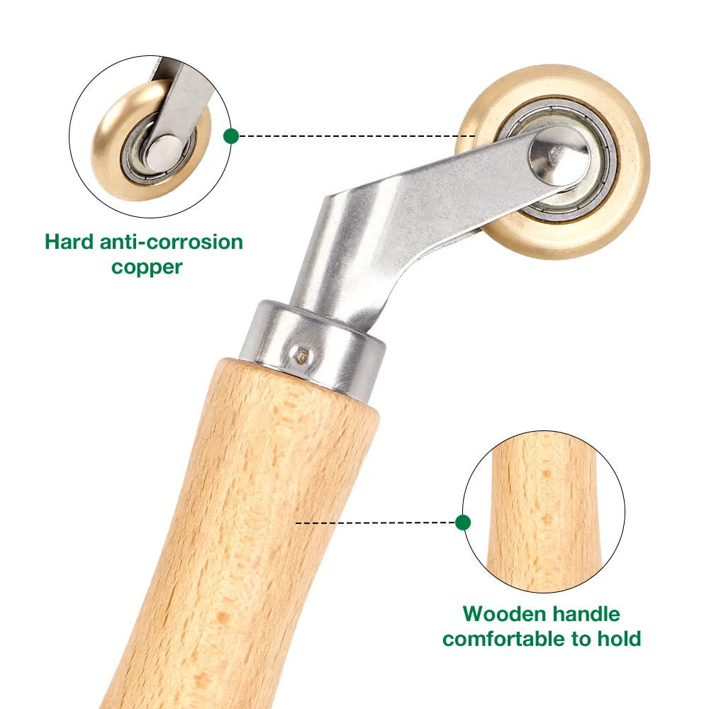 Brass Detail Welding Roller for Waterproof Membrane Seams - 3