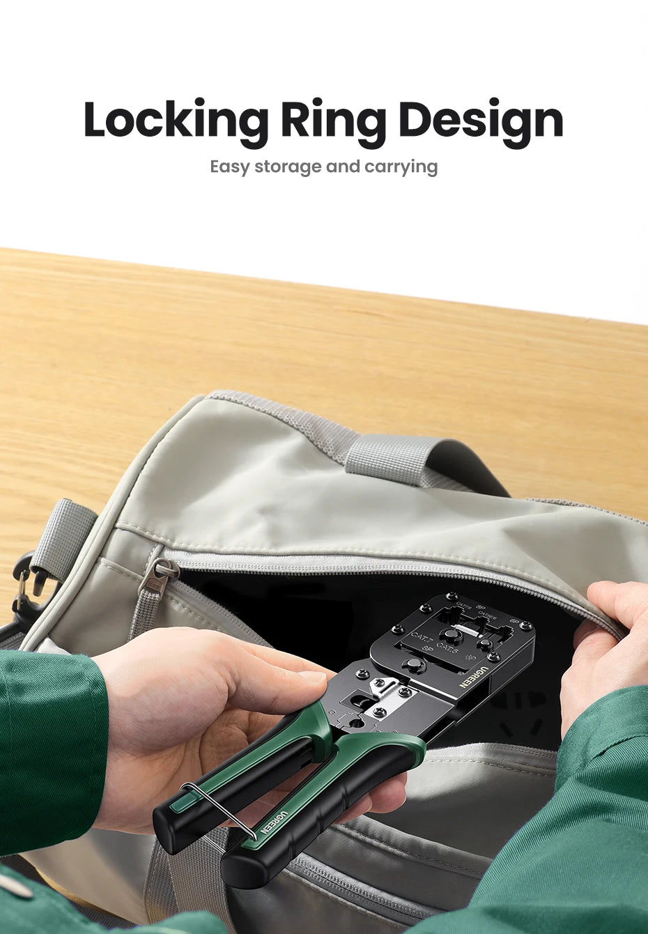 RJ45 Ethernet Cable Crimping Tool for CAT5/6/7/8