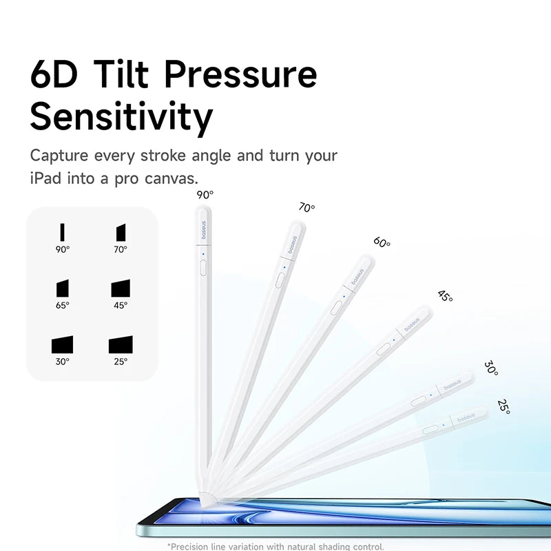 Bluetooth Stylus Pen for iPad with Palm Rejection and Tilt Sensitivity - 4