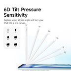 Bluetooth Stylus Pen for iPad with Tilt Sensitivity and Palm Rejection