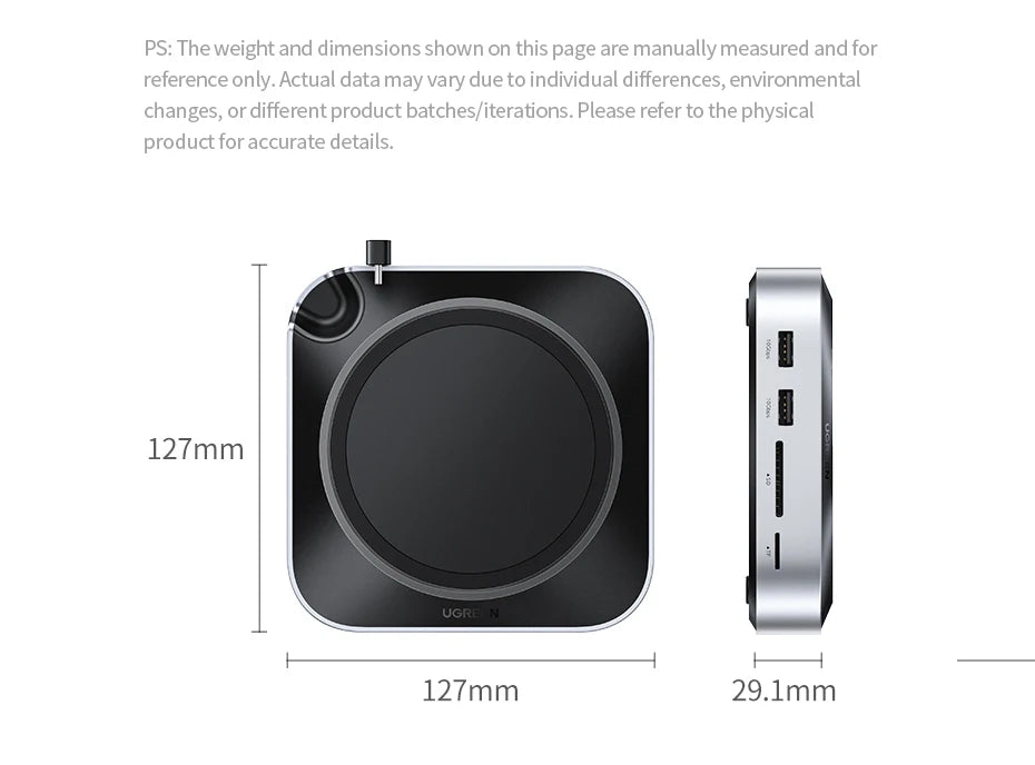 11-in-1 Docking Station with NVMe SSD Enclosure for Mac Mini - 22